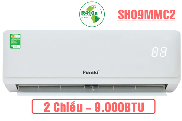 Điều hòa Funiki 2 chiều SH09MMC2, 9000 BTU gaS-R410 Mới 2021