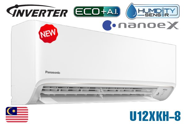 Điều hòa Panasonic 12.000BTU 1 chiều inverter U12XKH-8, HÀNG CHÍNH HÃNG NEW 2021