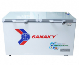 Tủ đông Sanaky Inverter VH-2899W4K ( 230 lít, 1 ngăn đông, 1 ngăn mát, 2 cánh mở, dàn lạnh đồng, mặt kính cường lực )