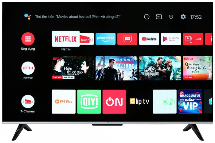 Google Tivi TCL 4K 43 inch 43P635  MỚI 2022