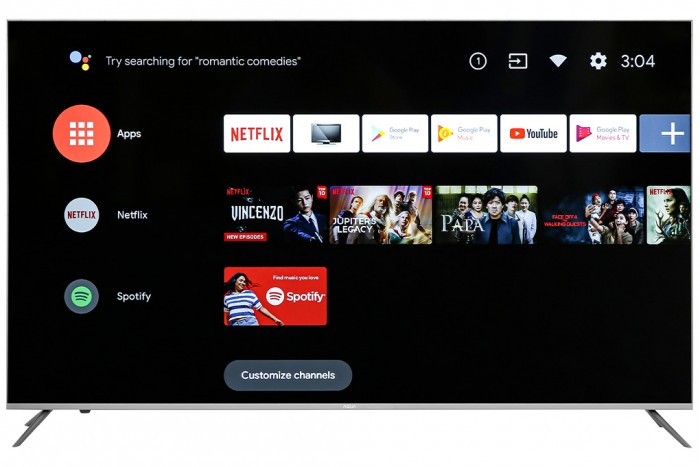 Android Tivi AQUA QLED 4K 75 inch LE75AQTS5UG MỚI 2021