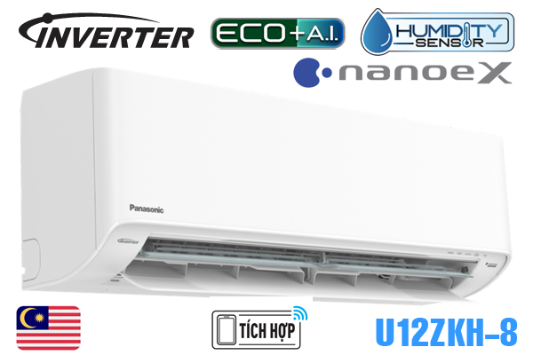 Điều hòa Panasonic 12.000BTU 1 chiều inverter U12ZKH-8 MỚI 2023