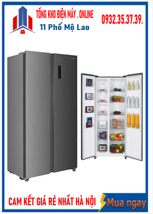 Tủ lạnh Sharp Inverter SJ-SBX440V-DS 442 lít