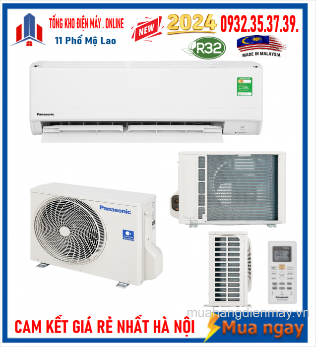 Điều hòa Panasonic 1 chiều 9.000BTU N9ZKH-8 Model Mới 2024