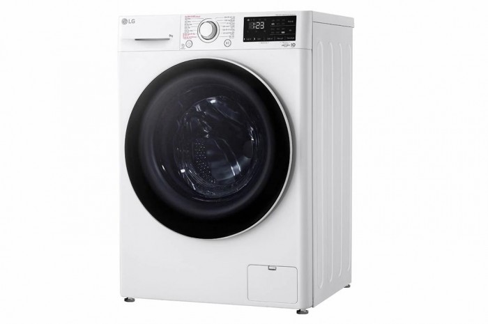 Máy giặt lồng ngang LG AI DD™ Inverter 9kg màu trắng FV1209S5W