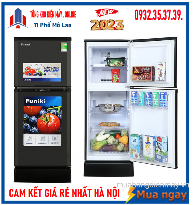 Tủ lạnh Funiki 120 lít HR T6120TDG