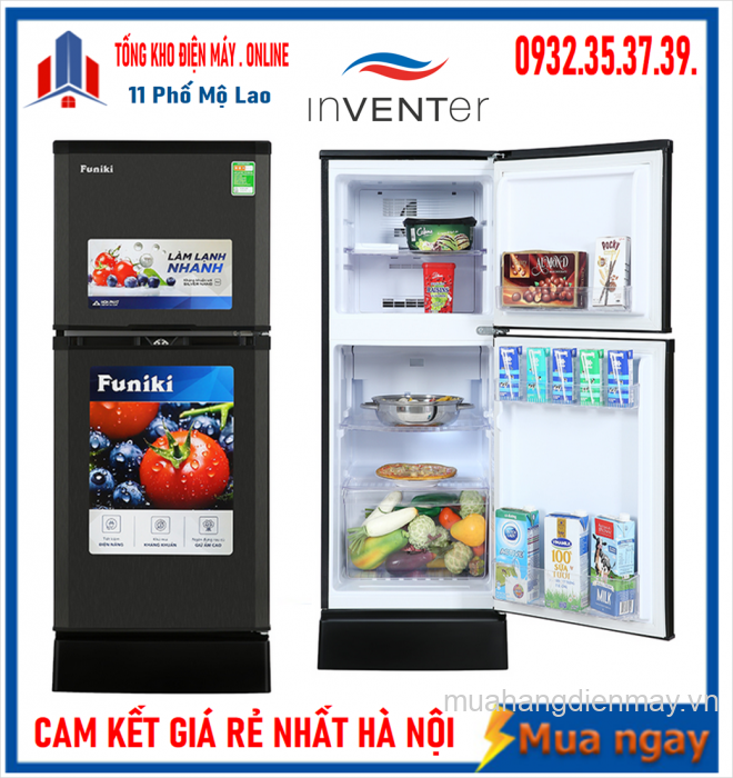 Tủ lạnh Funiki Inverter HR T8209TDG 209 lít