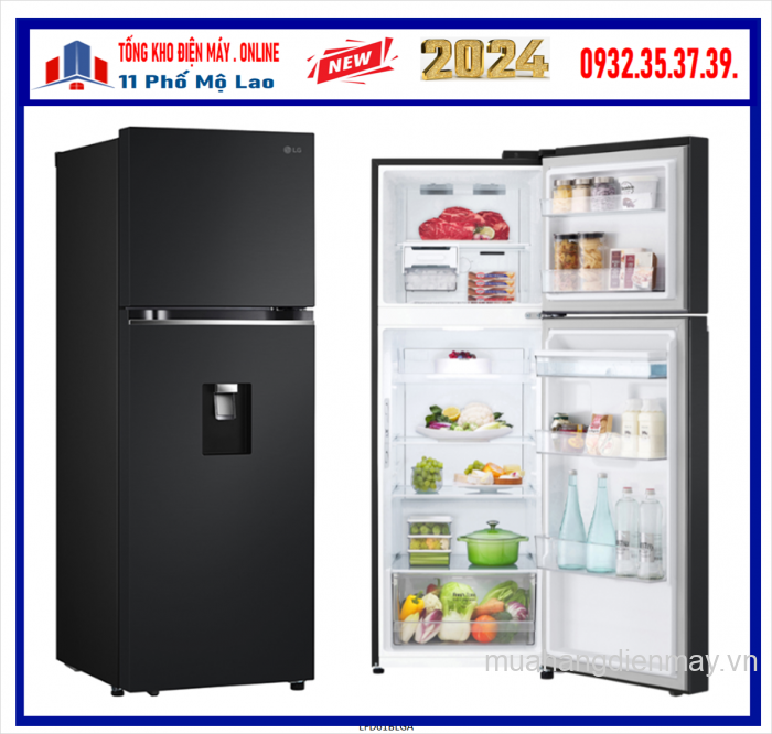 Tủ lạnh LG Inverter 315 Lít LTD31BLM Mới 2024 