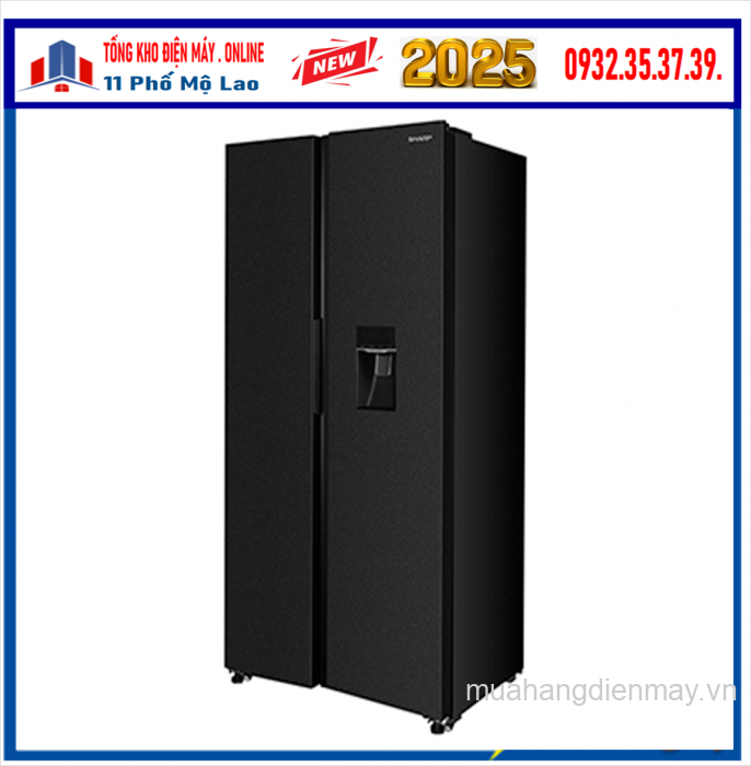 Tủ lạnh Sharp Inverter 529 lít SJ-SBX530WD-DG Mới 2025