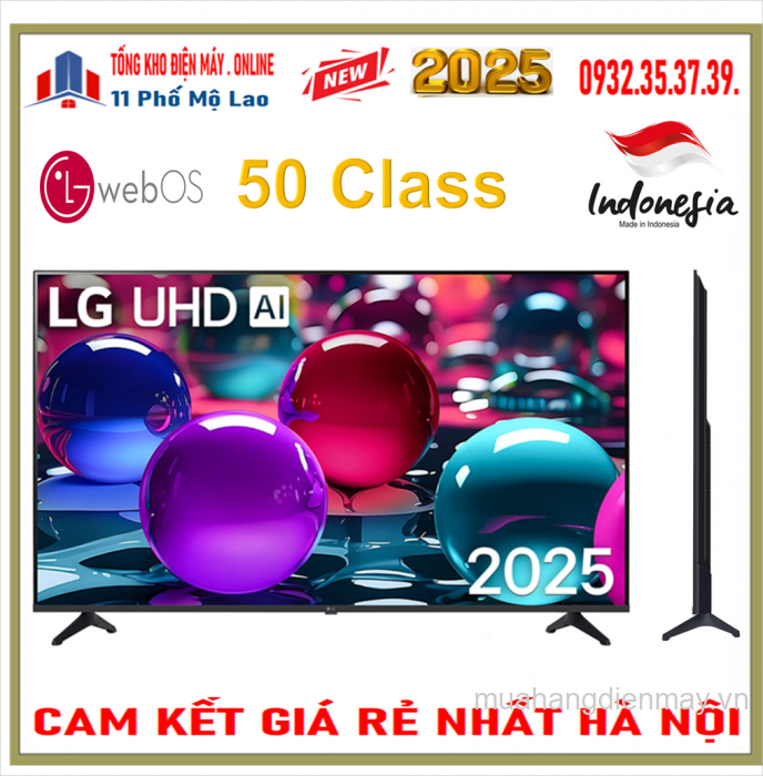 Smart Tivi LG 4K 50 inch 50UA7350PSB New 2025