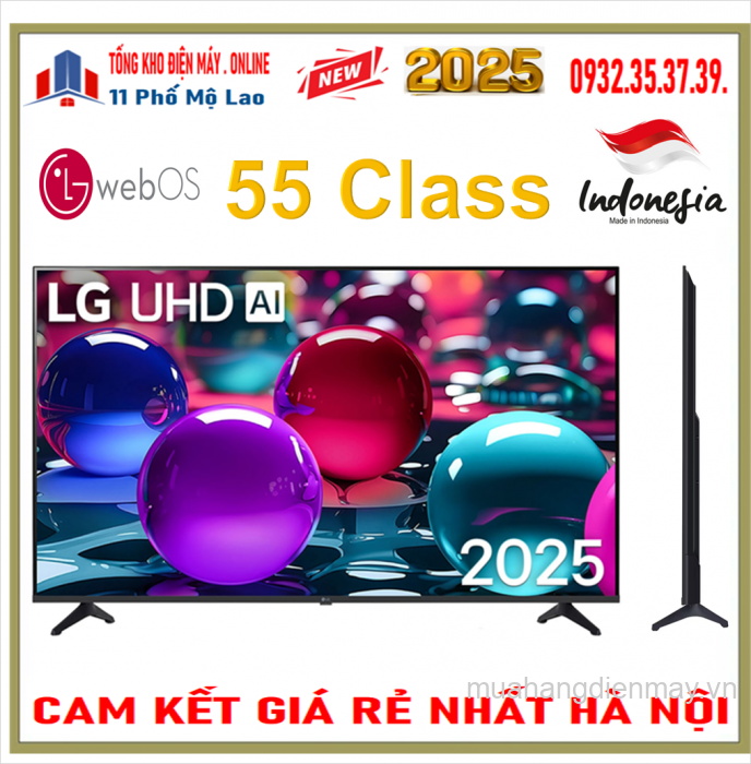 Smart Tivi LG 4K 55 inch 55UA7350PSB New 2025