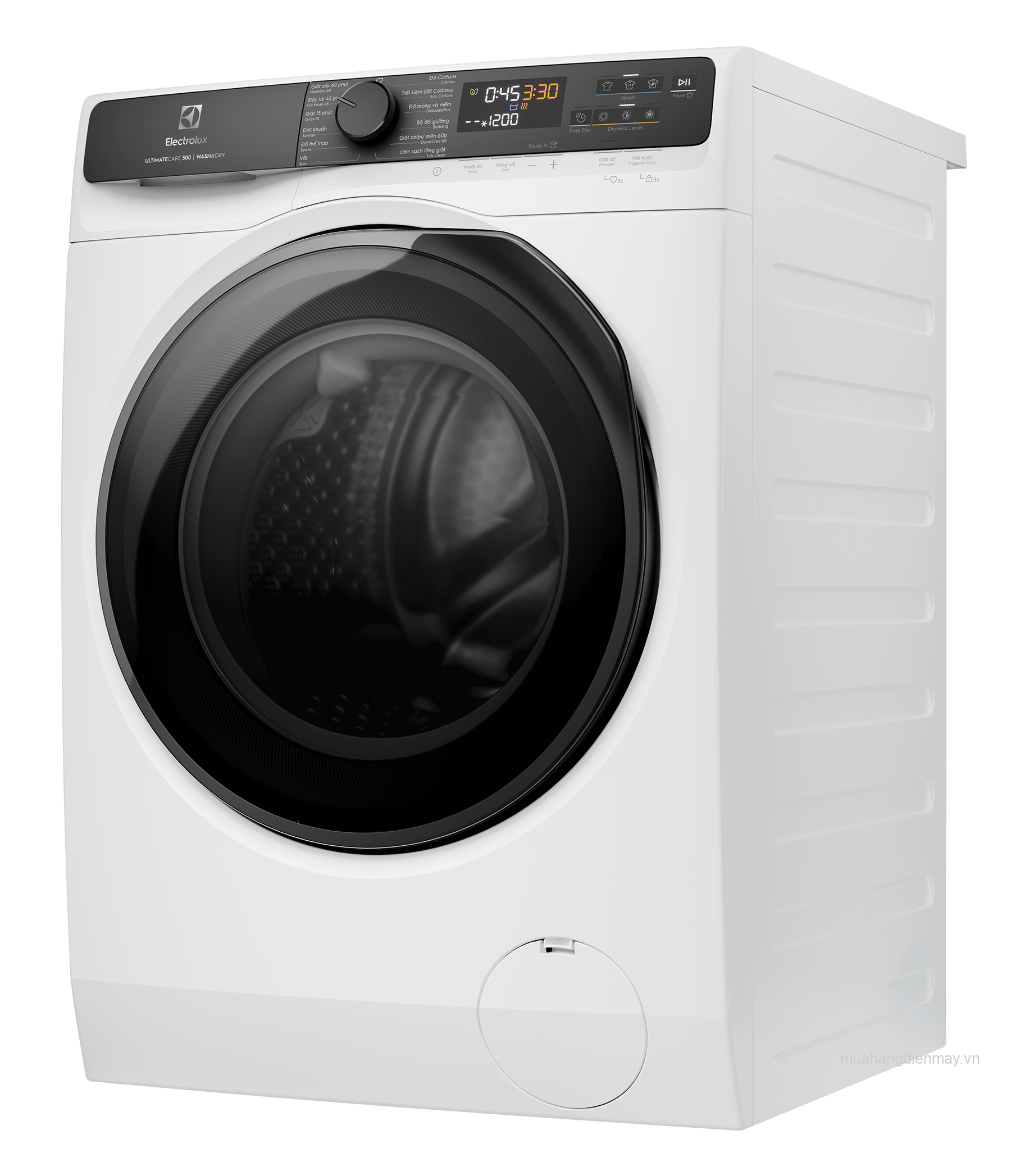 Máy giặt sấy Electrolux UltimateCare 700 Inverter giặt 13 kg - sấy 7 kg EWW1343R7WC