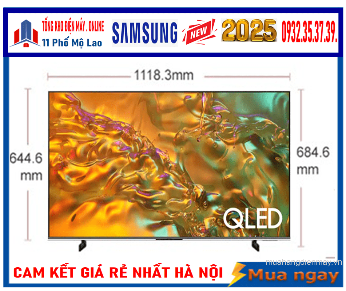Tivi QLED Samsung Smart 4K 50 inch QA50Q8F [2025]